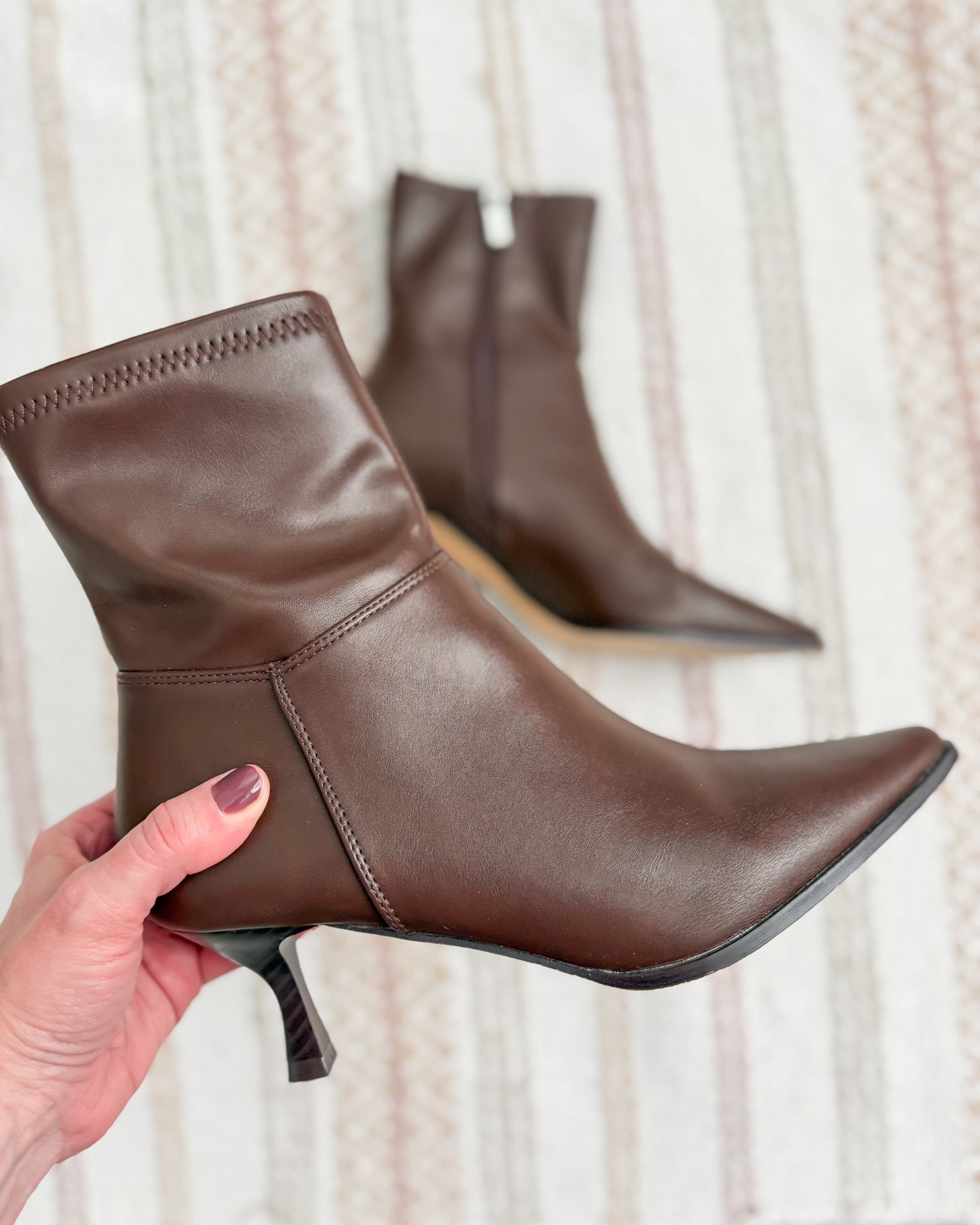 These Amazon kitten heeled booties are such a great winter purchase! They look great with my full-length jeans! 👖 

#LTKSeasonal #LTKOver40 #LTKPetite