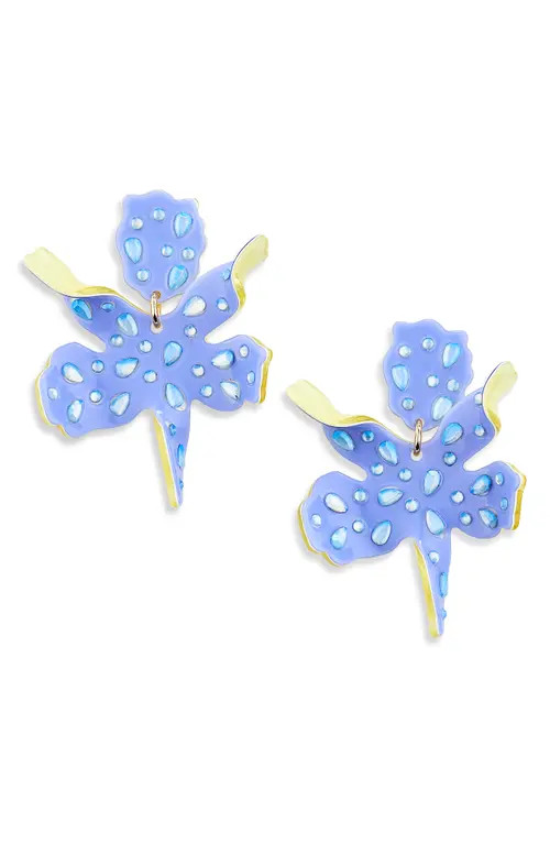 Lele Sadoughi Small Paper Lily Drop Earrings in Lavender at Nordstrom | Nordstrom
