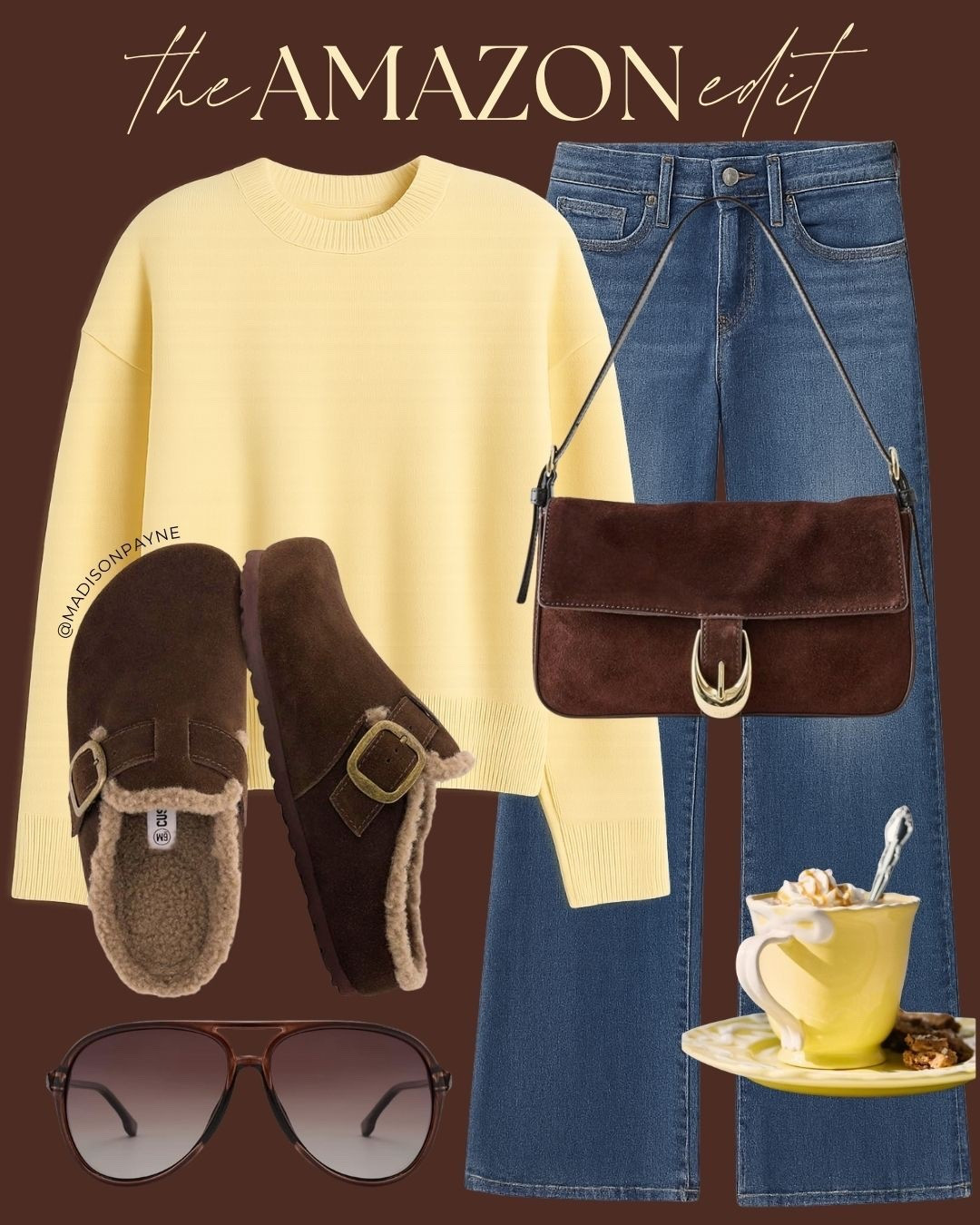 Amazon’s Fall butter yellow sweater , to go with high waisted jeans and leather clogs 💛🍂

#LTKStyleTip #LTKootd #LTKSeasonal