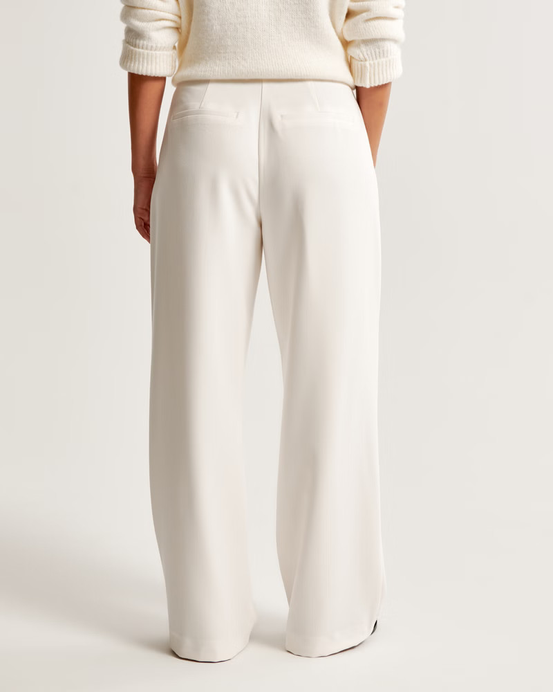Women's Curve Love A&F Sloane Tailored Pant | Women's Bottoms | Abercrombie.com | Abercrombie & Fitch (US)