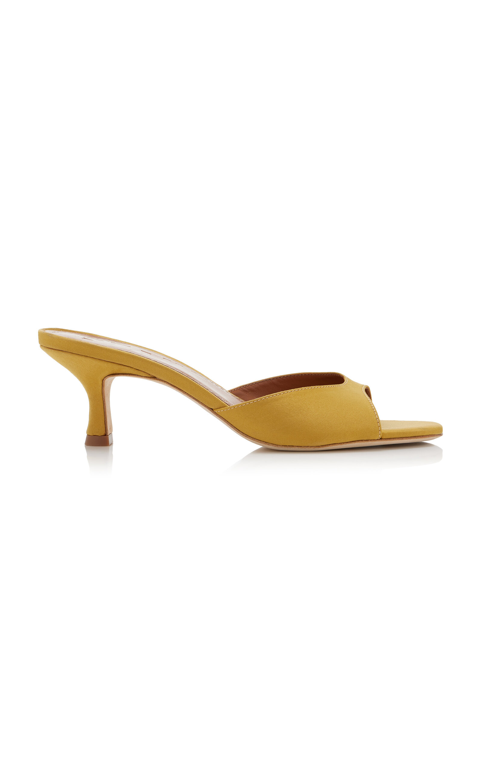 STAUD Brigitte Satin Mules - Moda Operandi | Moda Operandi (Global)