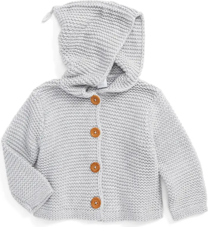 Organic Cotton Hooded Cardigan | Nordstrom