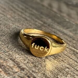 NEW F**k Signet Ring | Poshmark