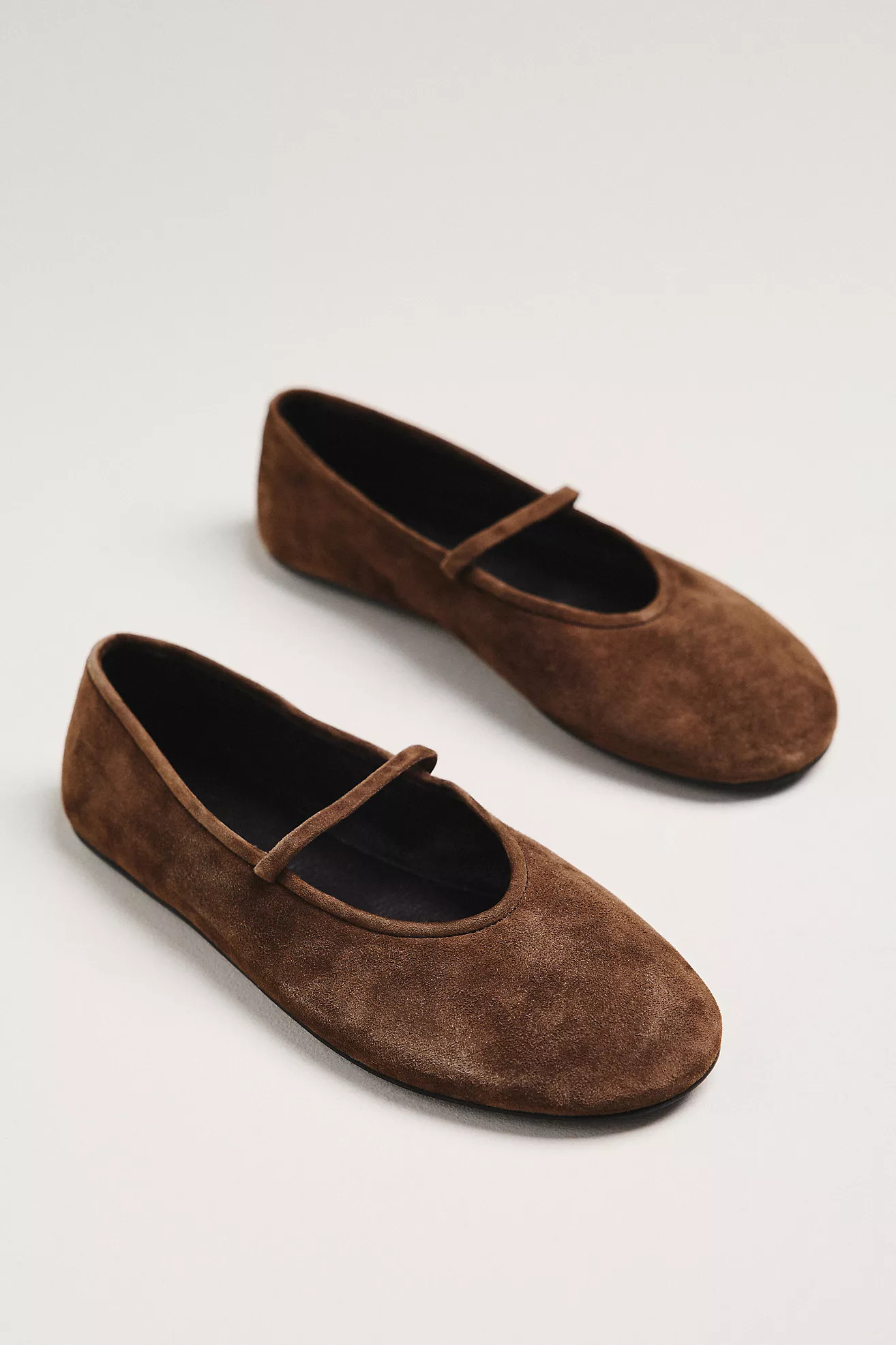 Jeffrey Campbell Dancerina Suede Ballet Flats | Anthropologie (US)