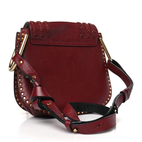 Calfskin Braided Small Hudson Shoulder Bag Sienna Red | FASHIONPHILE (US)