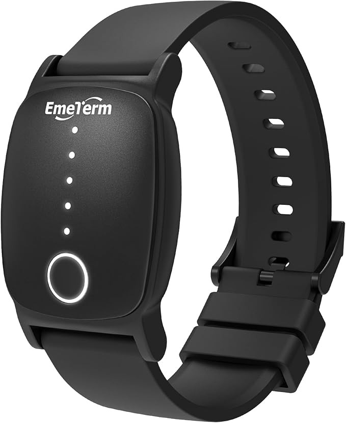 EmeTerm Explore FDA-Cleared Galaxy Black Anti-Nausea Wristband IP67 Waterproof Morning Motion Tra... | Amazon (US)