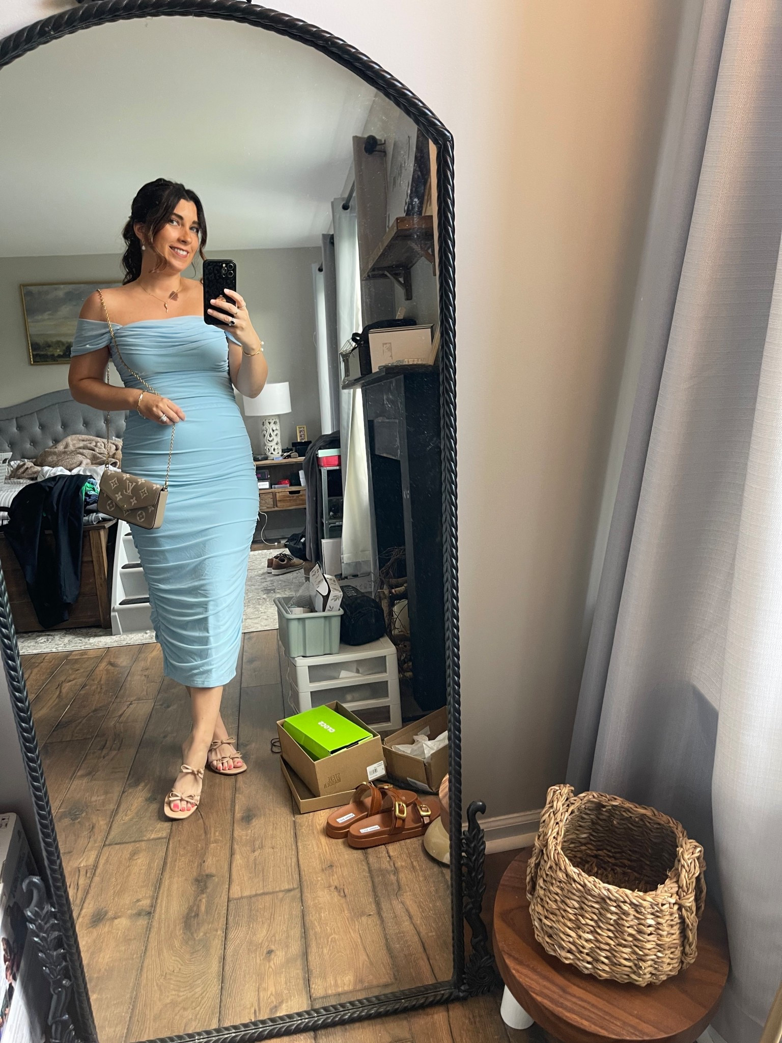 wedding season is coming up! this Amazon dress is so comfortable and flattering, and is also bump friendly! Runs true to size, wearing size medium here.￼

#LTKMidsize #LTKWedding #LTKBump