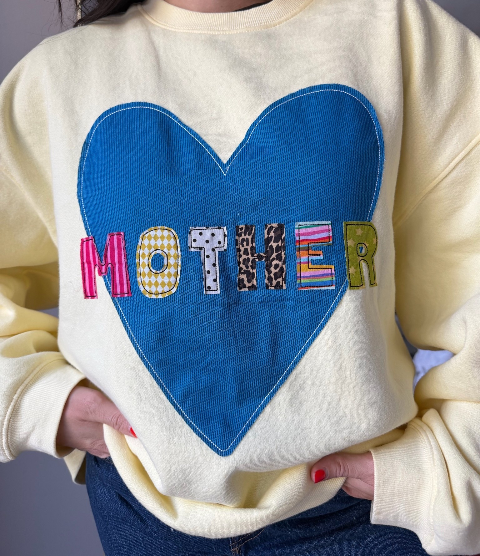 This Mother sweatshirt is my new personality 💛 super oversized and incredibly soft!

#LTKootd #LTKmomlife #LTKBump