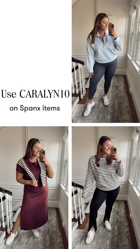 Sharing some of my new finds from @spanx with their AirEssentials and Booty Boost lines. Wearing size 1X in everything. Use code CARALYN10 at Spanx. 

#LTKstyletip #LTKmidsize