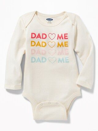 Old Navy Baby Graphic Bodysuit For Baby Humor Graphic Size 0-3 M | Old Navy US