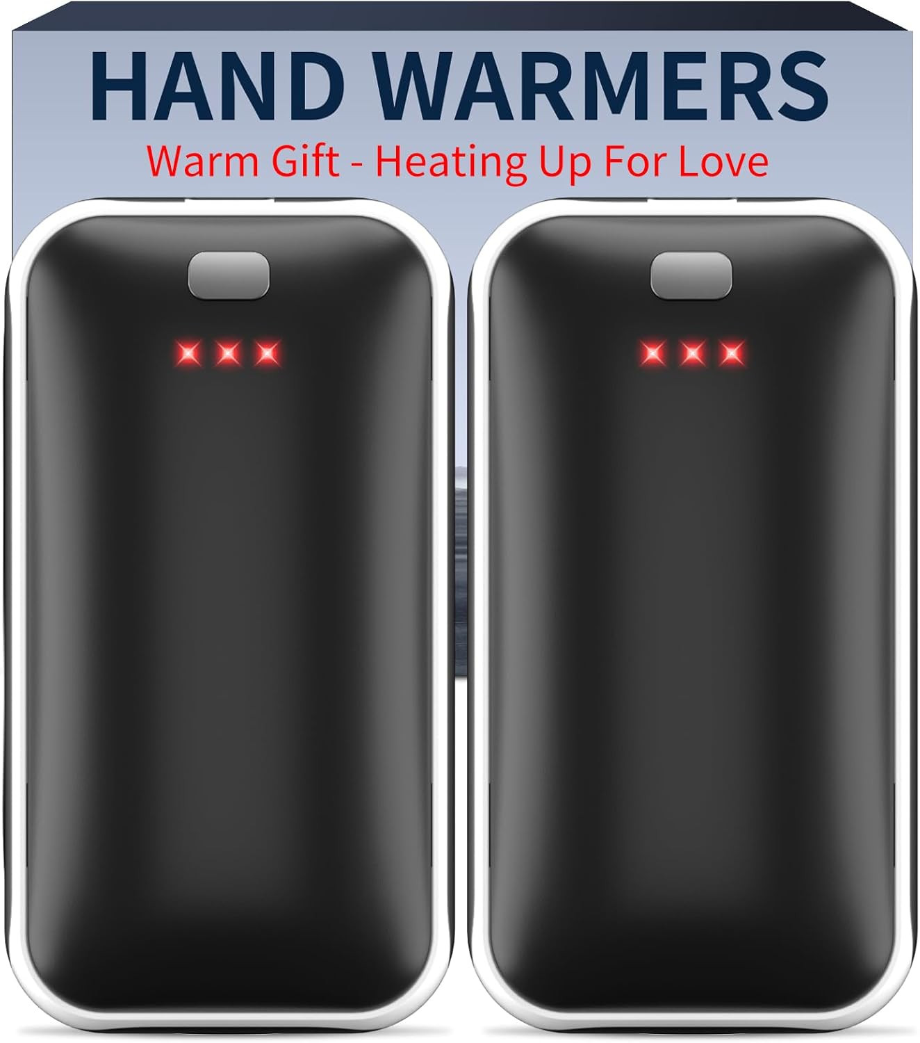 Hand Warmers Rechargeable, 2 Pack 4000mAh Electric Handwarmer, Portable Pocket Heater Handwarmers... | Amazon (US)