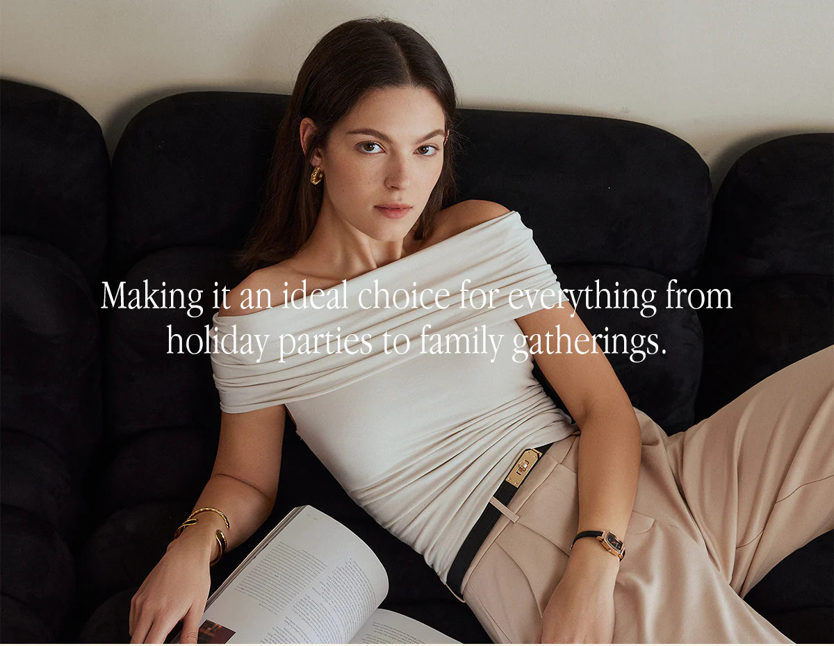 Convertible Non-sheer Off-shoulder Sculpt Tank | OGLmove