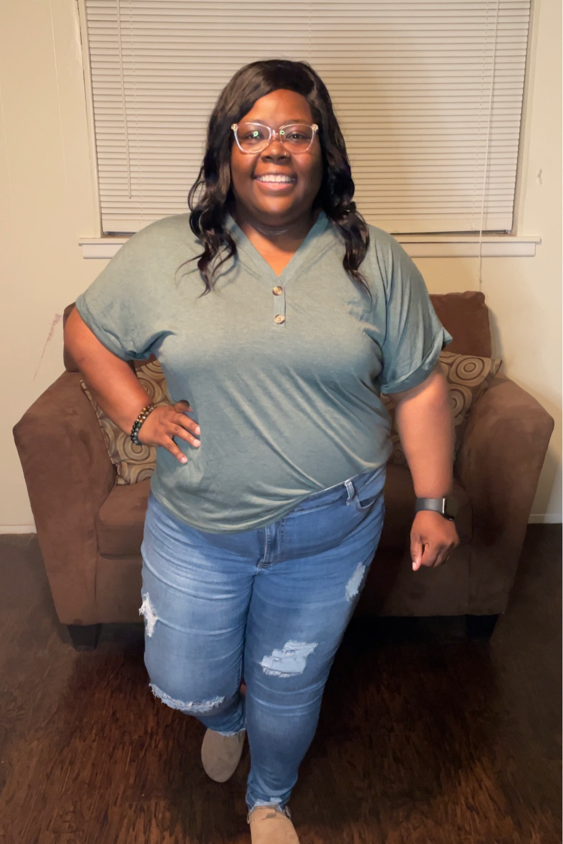Day 13 of 31 days of outfits! This top and shoes are definitely fall vibes! 
Fall outfits. Fall fashion. Plus-size fashion. 

#LTKplussize #LTKfindsunder50