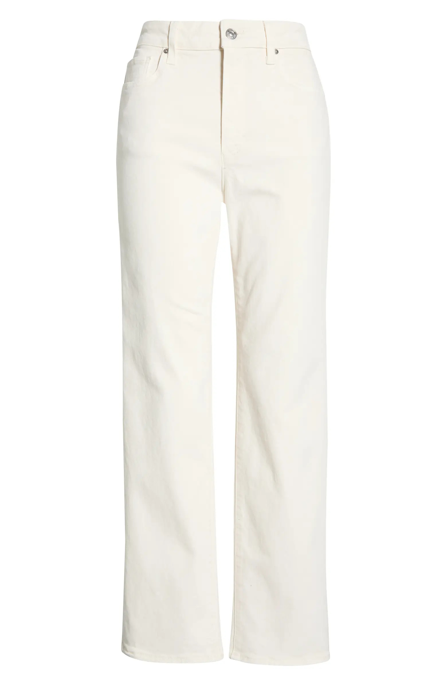PAIGE Stevie High Waist Ankle Straight Leg Jeans | Nordstrom | Nordstrom