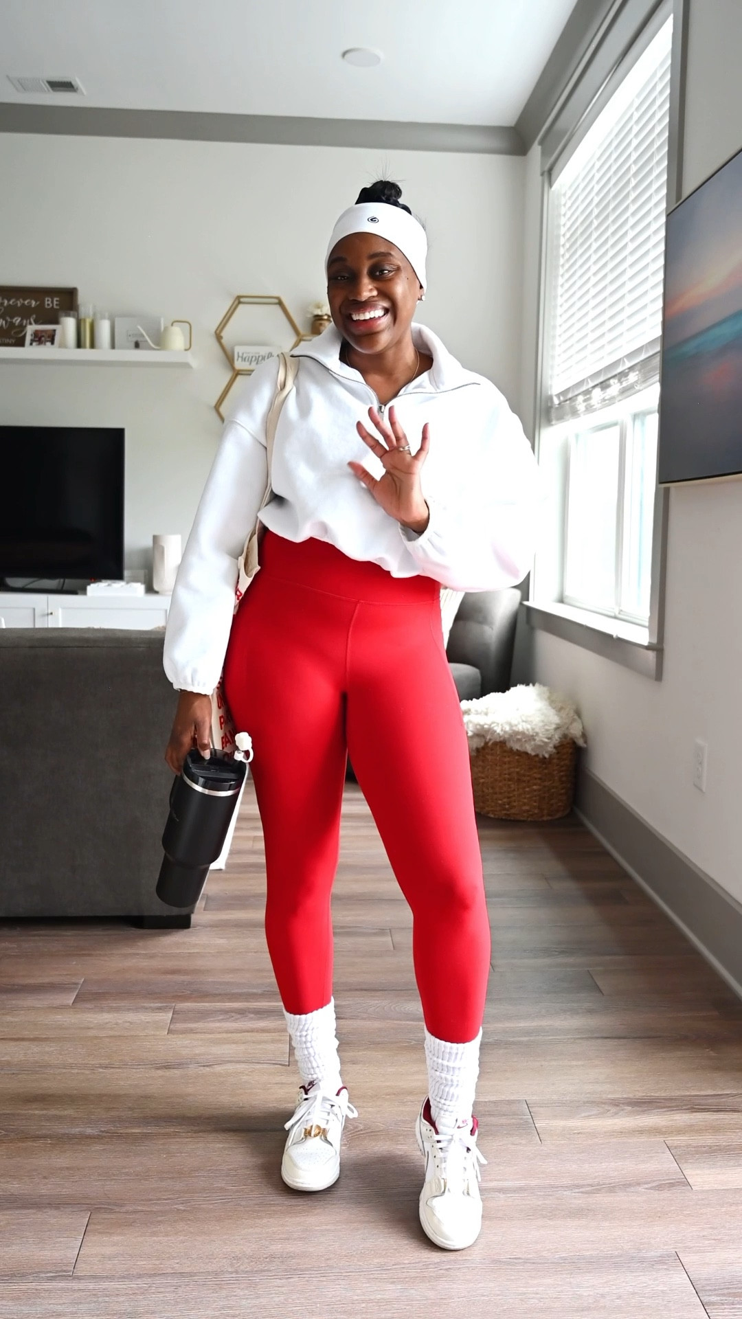 Wore this set to Pilates and stayed right after for a Devil Wears Prada screening—comfortable enough for class and cozy enough to lounge in after ❤️

By the way this pullover sweatshirt is on sale for less than $40! It’s been on repeat for me. I love the fit and how comfy it is! 

#LTKActive #LTKgrwm #LTKootd