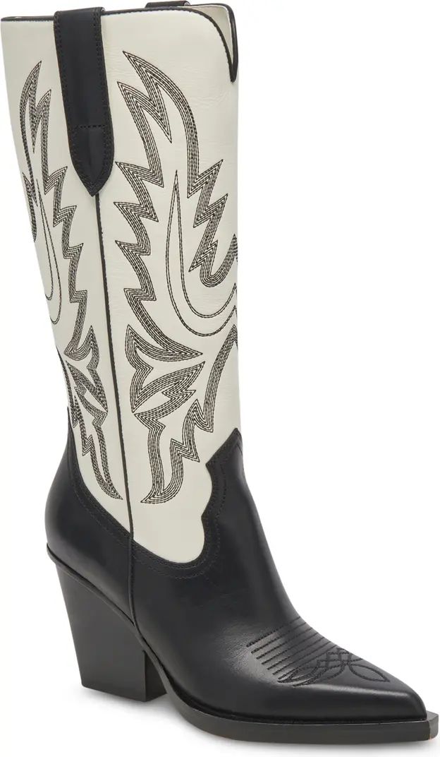 Dolce Vita Blanch Knee High Western Boot (Women) | Nordstrom | Nordstrom