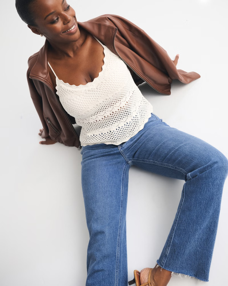 Women's Ultra High Rise 90s Straight Jean | Women's Bottoms | Abercrombie.com | Abercrombie & Fitch (US)