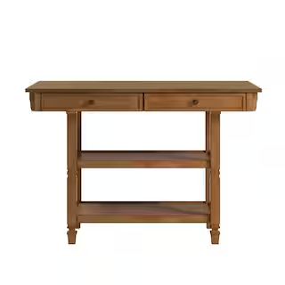 HomeSullivan Antique Oak 2-Tone Kitchen Island Buffet 40539-27AK | The Home Depot