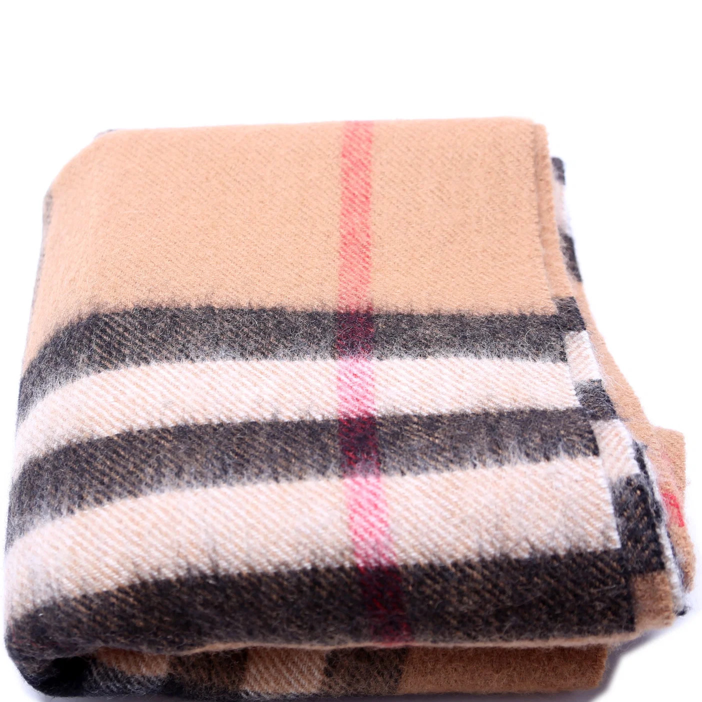 Classic Check Cashmere Scarf | Keeks Designer Handbags