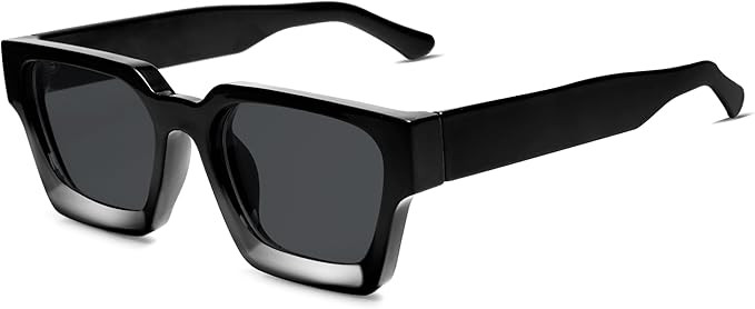 VANLINKER Thick Square Sunglasses for Men Women Retro Chunky Rectangle Shades UV400 Protection VL... | Amazon (US)