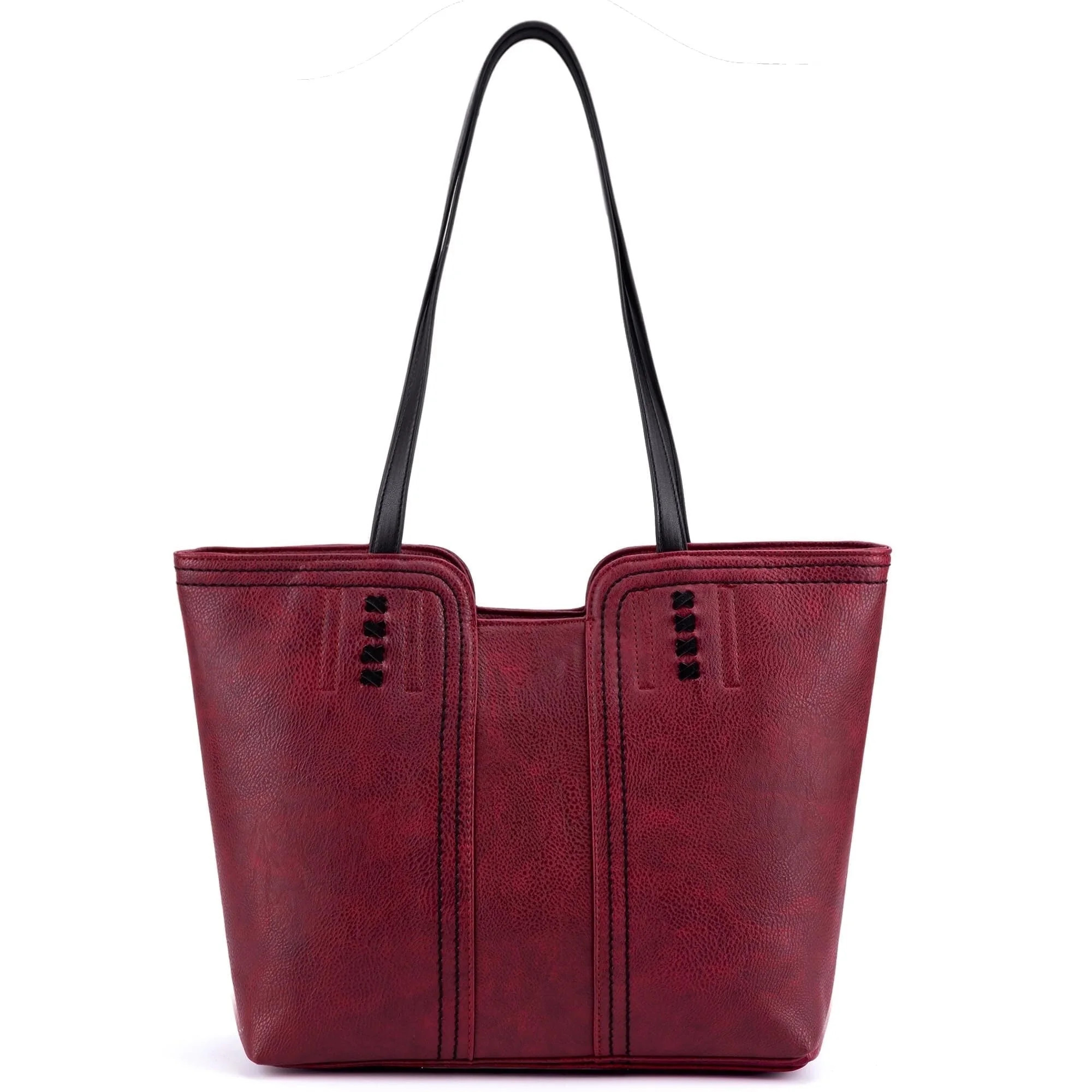 Montana West Women's Oversized Hobo Tote Shoulder Satchel Bag, Dahila Red | Walmart (US)