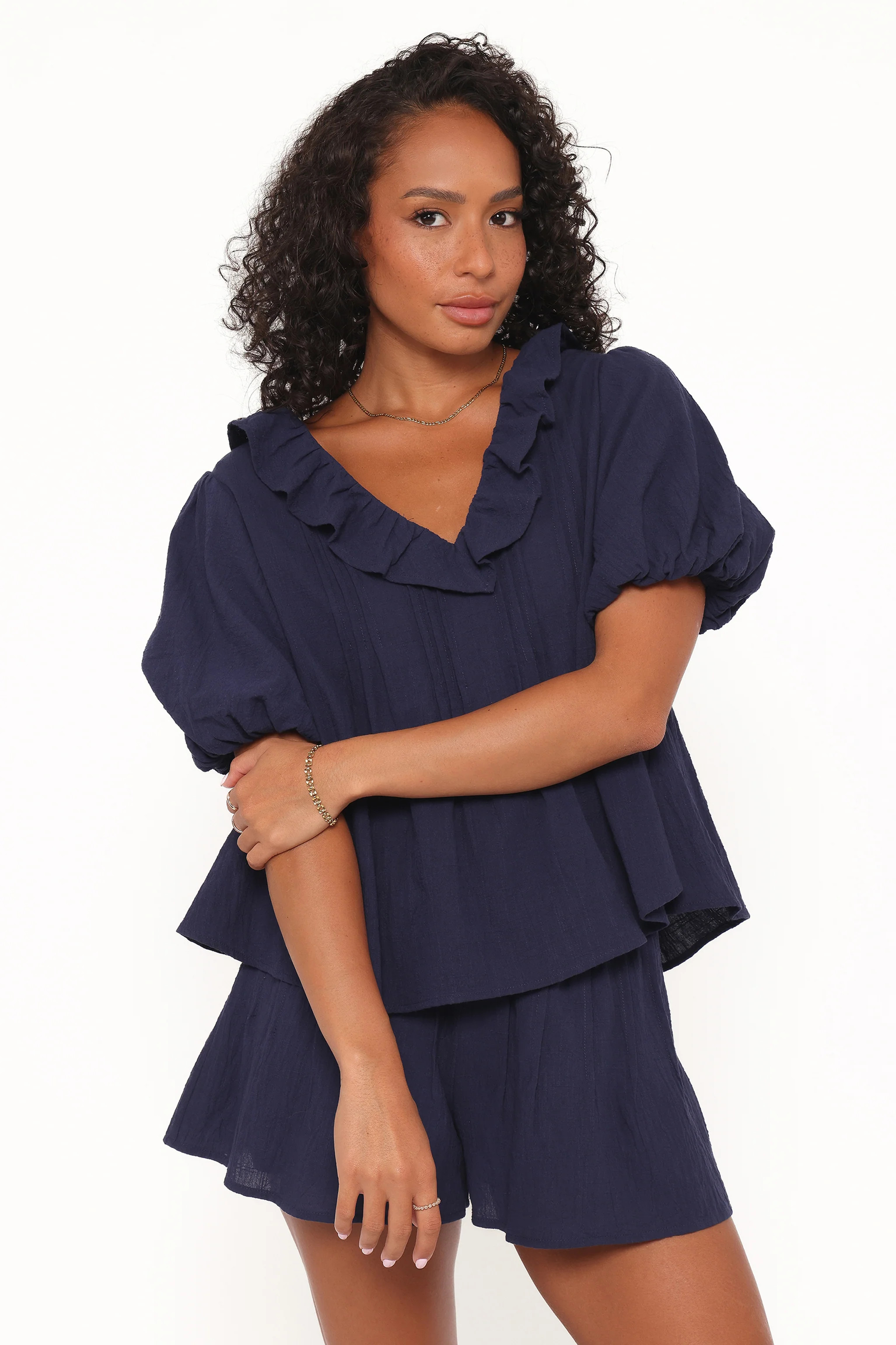 Felicity Short Set - Navy | Petal & Pup (US)