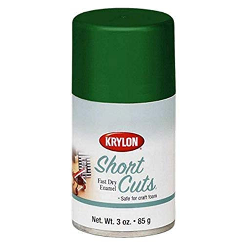 Krylon KSCS046 Short Cuts Aerosol Spray Paint, Gloss Leaf Green, 3 Ounce | Amazon (US)