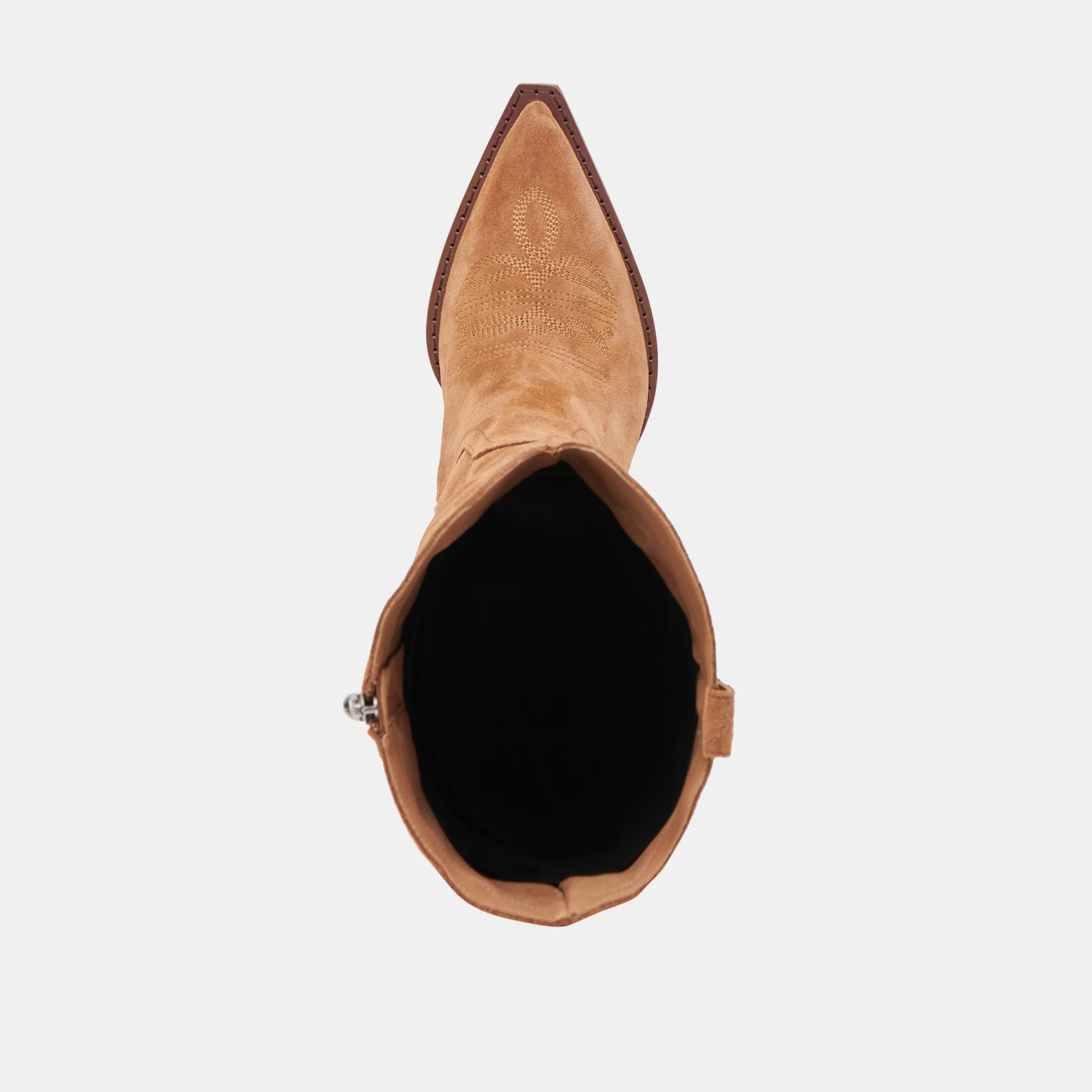 Ryatt Extra Wide Calf Pecan Suede Boots | Suede Wide Calf Boots | DolceVita.com