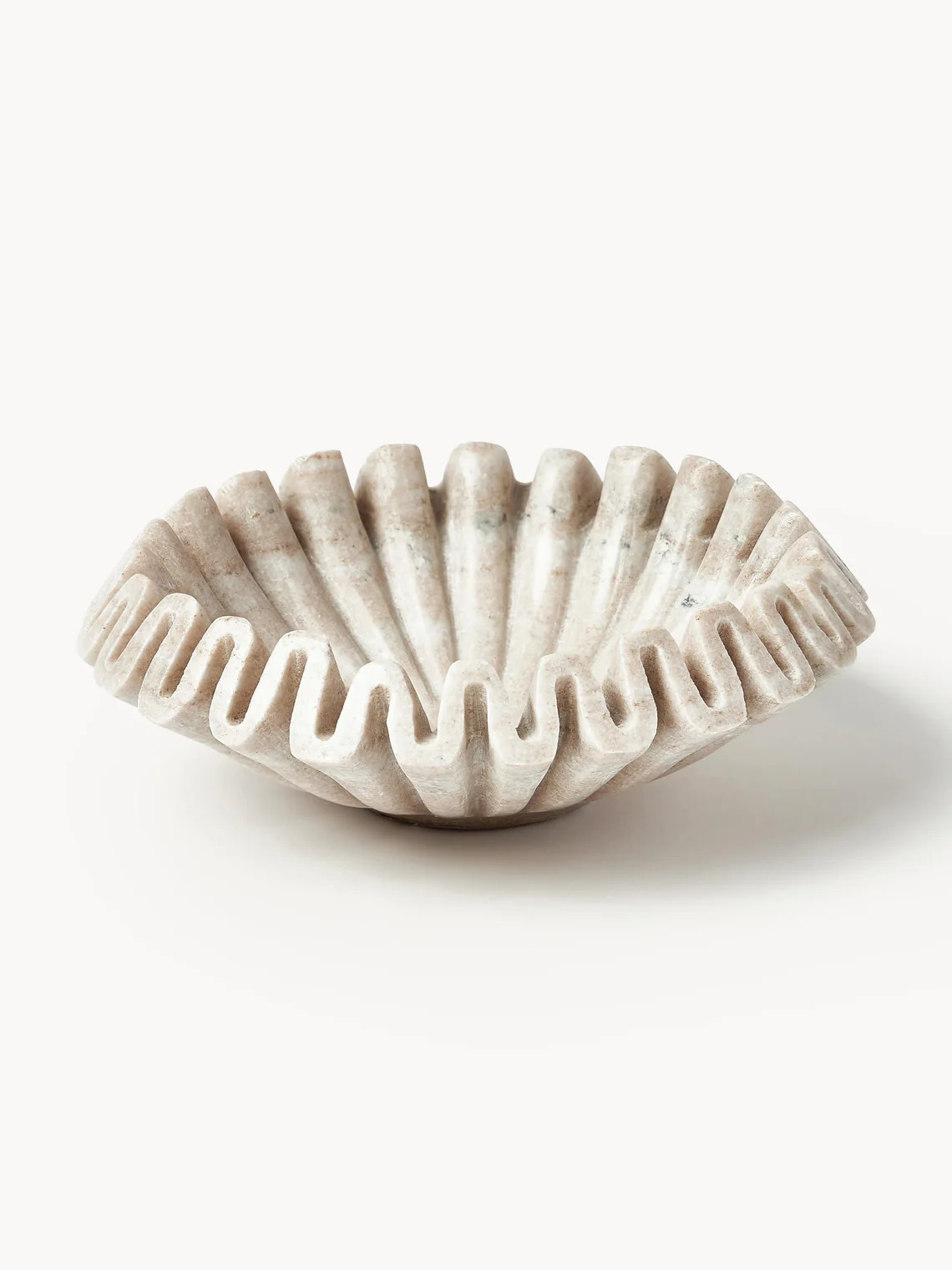 Handgefertigte Deko-Schale Santorini aus Marmor, Ø 18 cm | Westwing EU