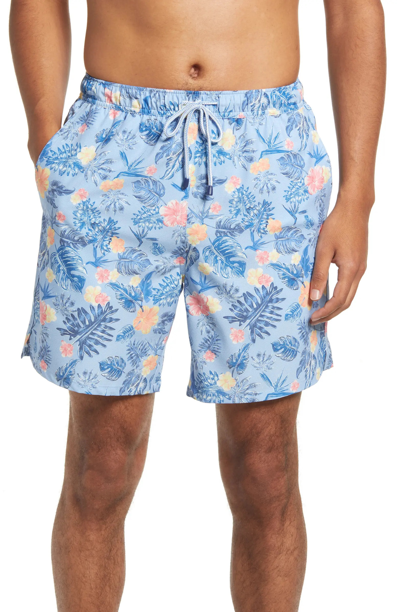 Peter Millar Men's Palm Floral Swim Trunks | Nordstrom | Nordstrom