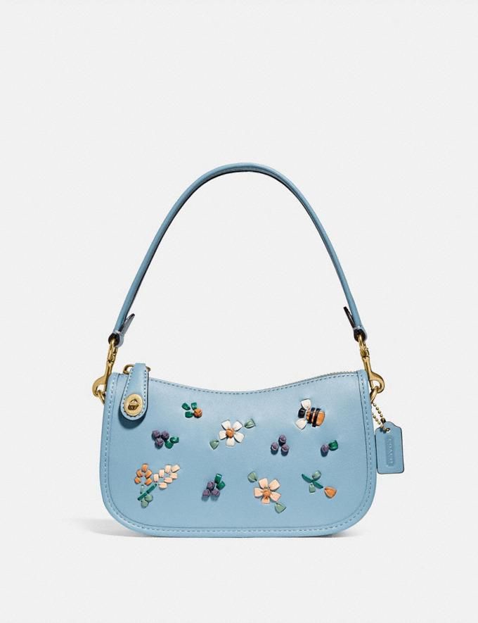 swinger 20 with floral embroidery | Coach (US)