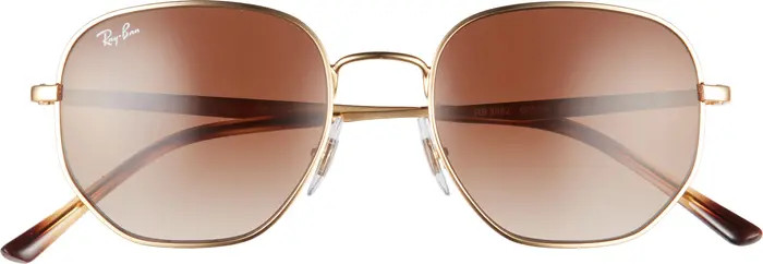 51mm Hexagonal Polarized Sunglasses | Nordstrom