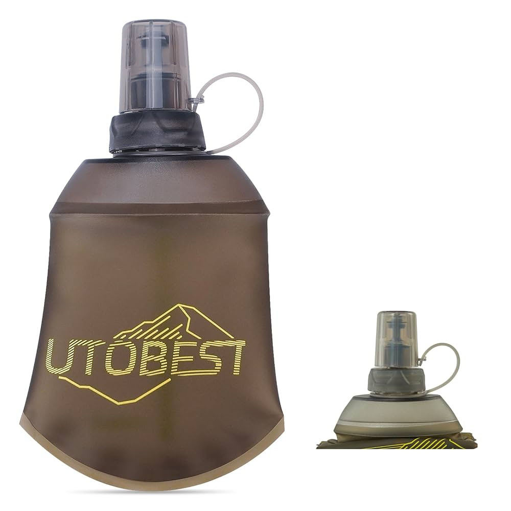 UTOBEST Soft Flask, 1 Pack Flexible TPU Hydration Water Bottle, Collapsible for Running, Hiking, ... | Amazon (US)
