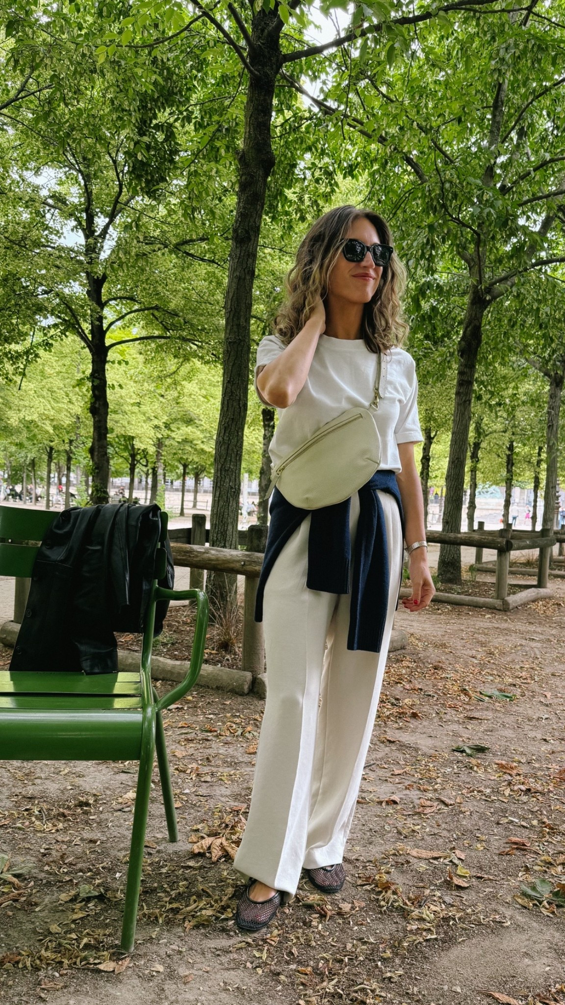 Paris // Day Three

Sèzane tee, XS, TTS. Quince navy sweater, XS, TTS for an oversized fit. Aritzia trousers, 2, I took my larger size. Steve Madden mesh flats, sold out, similar linked. Quince sunglasses. Abby Alley bag, ASHLEYR15 for 15% off.

#LTKPetite #LTKOver40 #LTKTravel