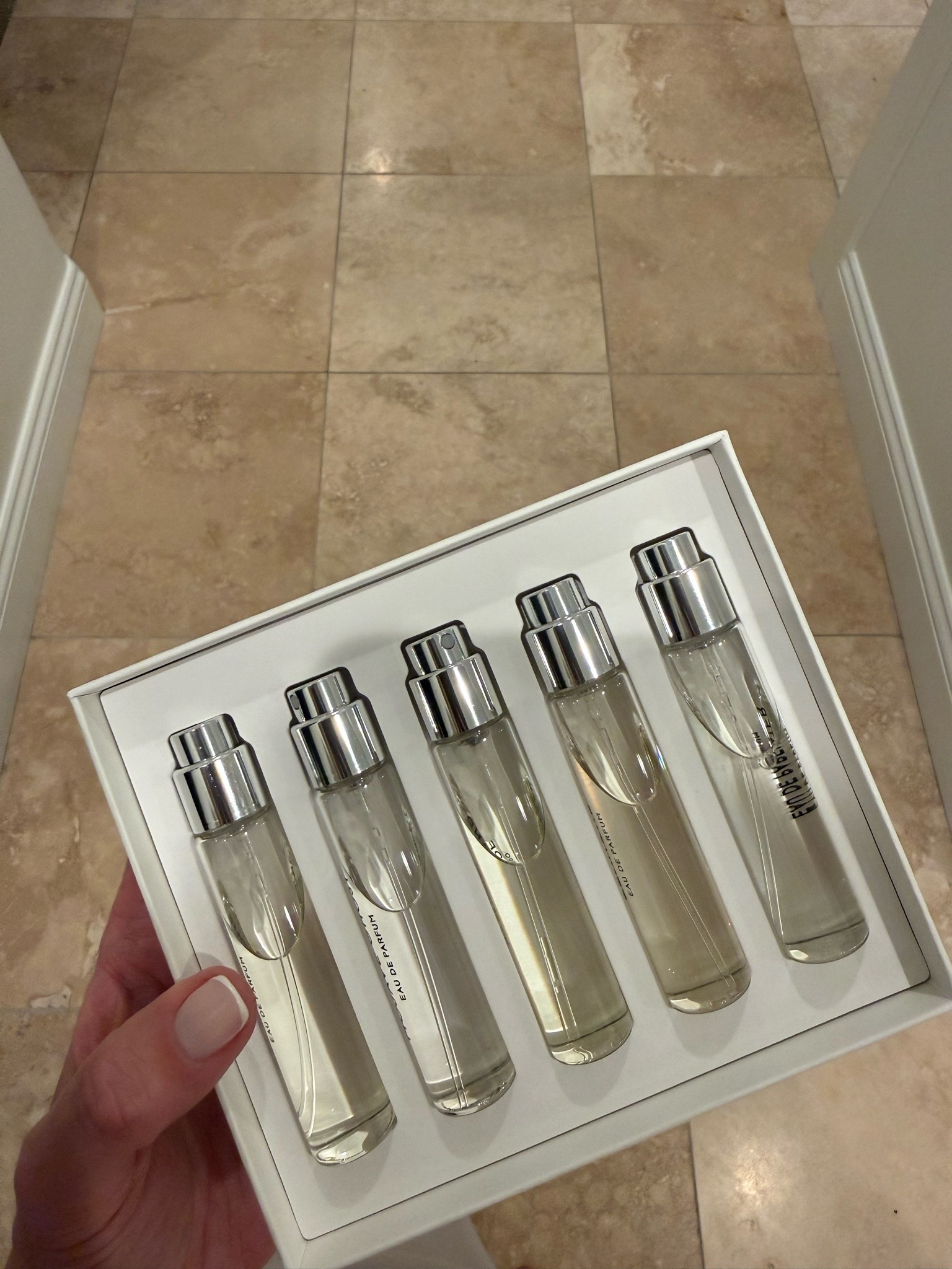 5 of my holy grail perfumes - in tsa approved travel sizes. You’re basically getting 2 for free. I missed this online. If you’ve wanted to try any of these - this basically works as a fancy discovery set - only you’ll love each and every one.

#LTKBeauty #LTKSaleAlert
