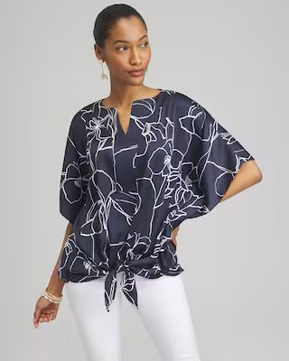 Floral Tie-Front Shirt | Chico's