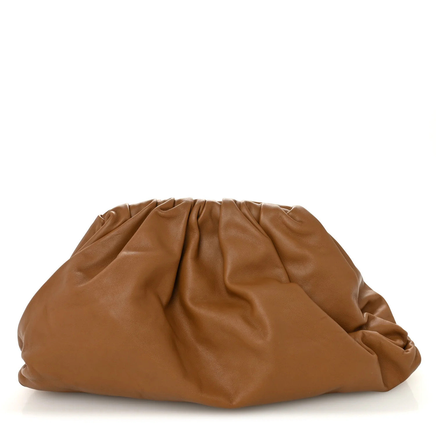 Smooth Butter Calf The Pouch Oversized Clutch Cammello | FASHIONPHILE (US)