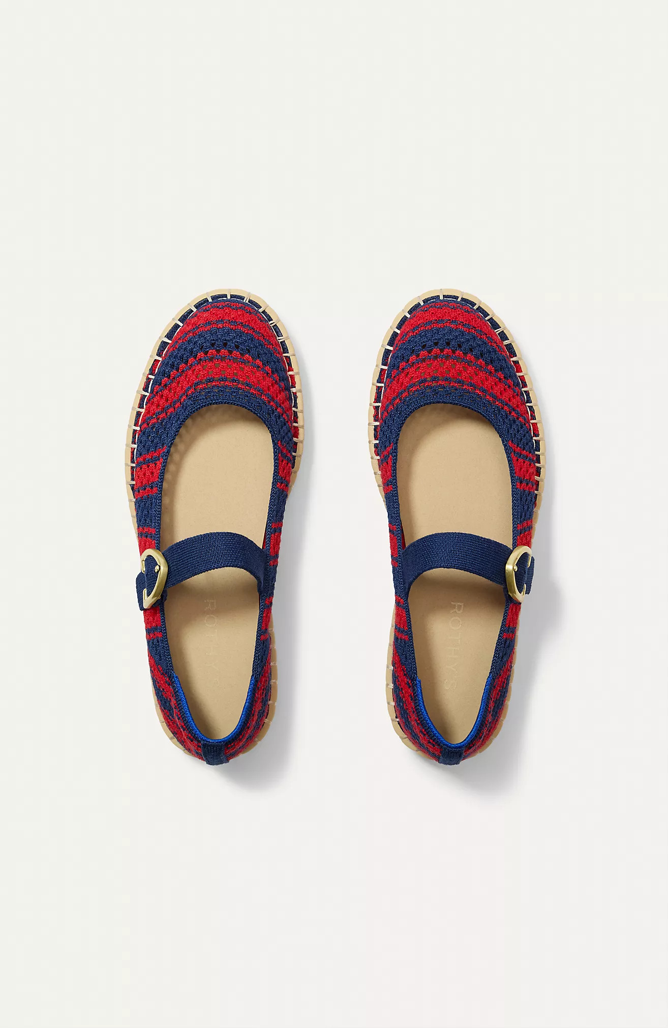 Rothy's The Espadrille Mary Jane Flats | Anthropologie (US)