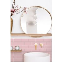 Pansy Pink Subway Peel & Stick, Modern Backsplash Tile Sticker, Removable Kids Bathroom Decoration,  | Etsy (US)