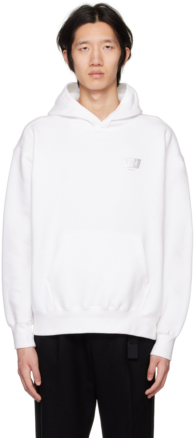 AïE White NY Hoodie | SSENSE