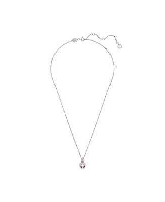 Rhodium Plated Square Cut Color Birthstone Pendant Necklace | Macy's