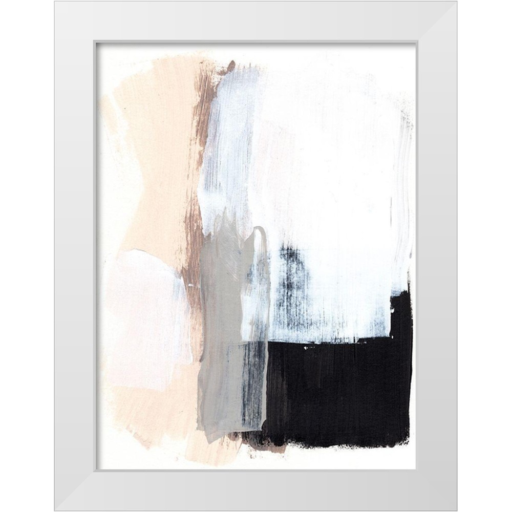 Parker, Jennifer Paxton 25x32 White Modern Wood Framed Museum Art Print Titled - Black Mirror I -... | Walmart (US)