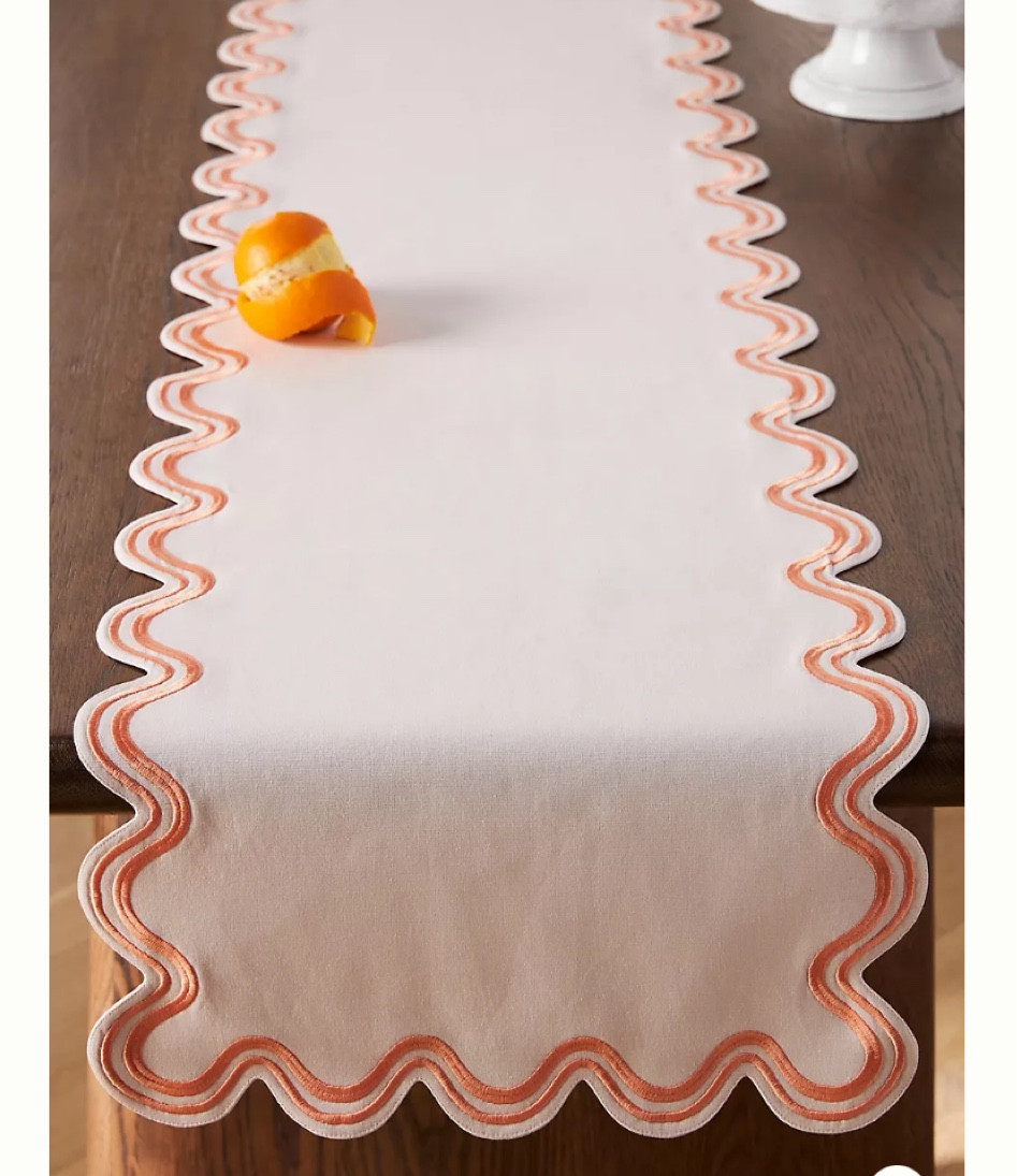 The table runner featured in the new Netflix series, With Love Meghan. $58
Megan markle. Royal style. At home with the royals. The Duchess of Sussex  

#LTKFindsUnder100 #LTKHome #LTKStyleTip