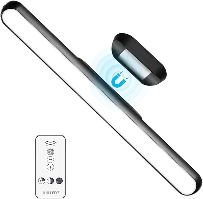 WILLED Dimmable Touch Remote Control Light Bar, 5W Built-in 2000mAh Battery and Stick Magnet Moun... | Amazon (US)