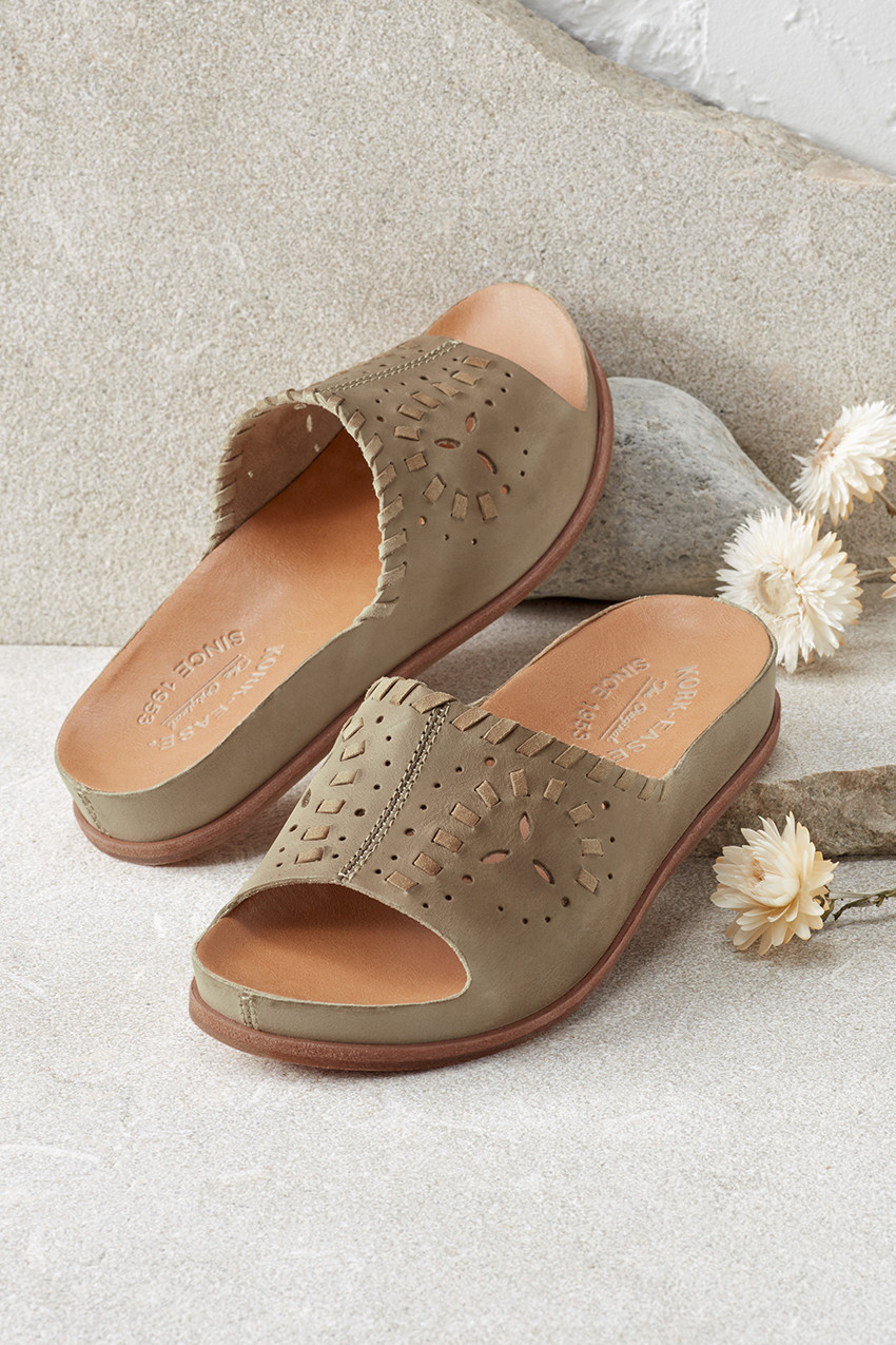 Tutsi Woven Slides by Kork-Ease® | Coldwater Creek