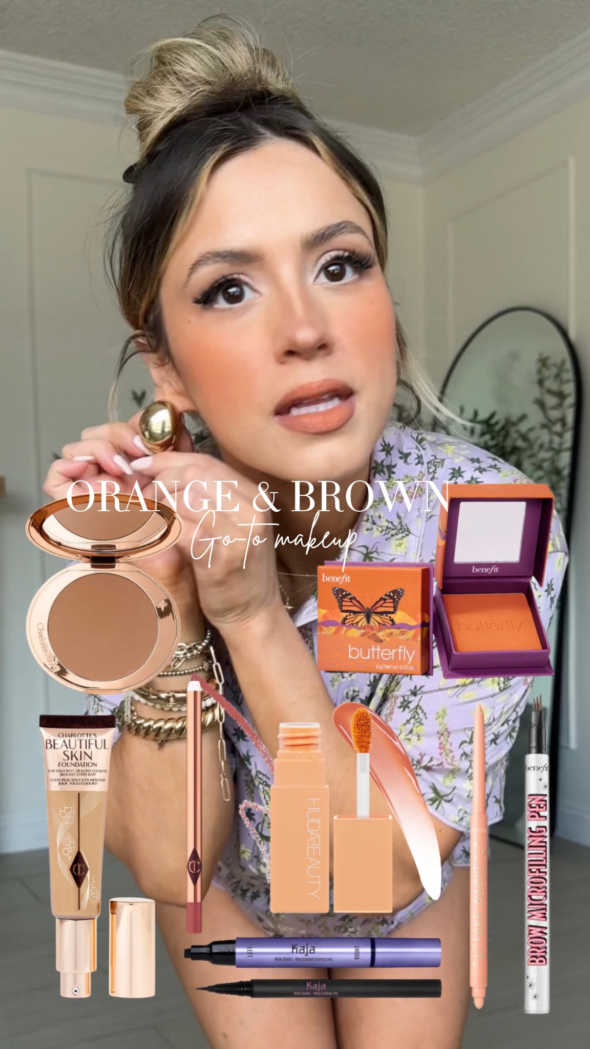My go-to brownie orange makeup look! All products from Sephora & linked below 🤍 the Sephora sale starts this weekend 30% off everything 🤩🙌🏼

✔️ foundation shade: 4 warm
✔️ bronzer: tan 
✔️huda blush: peachy kiss 

#LTKbeauty #LTKxSephora #LTKstyletip