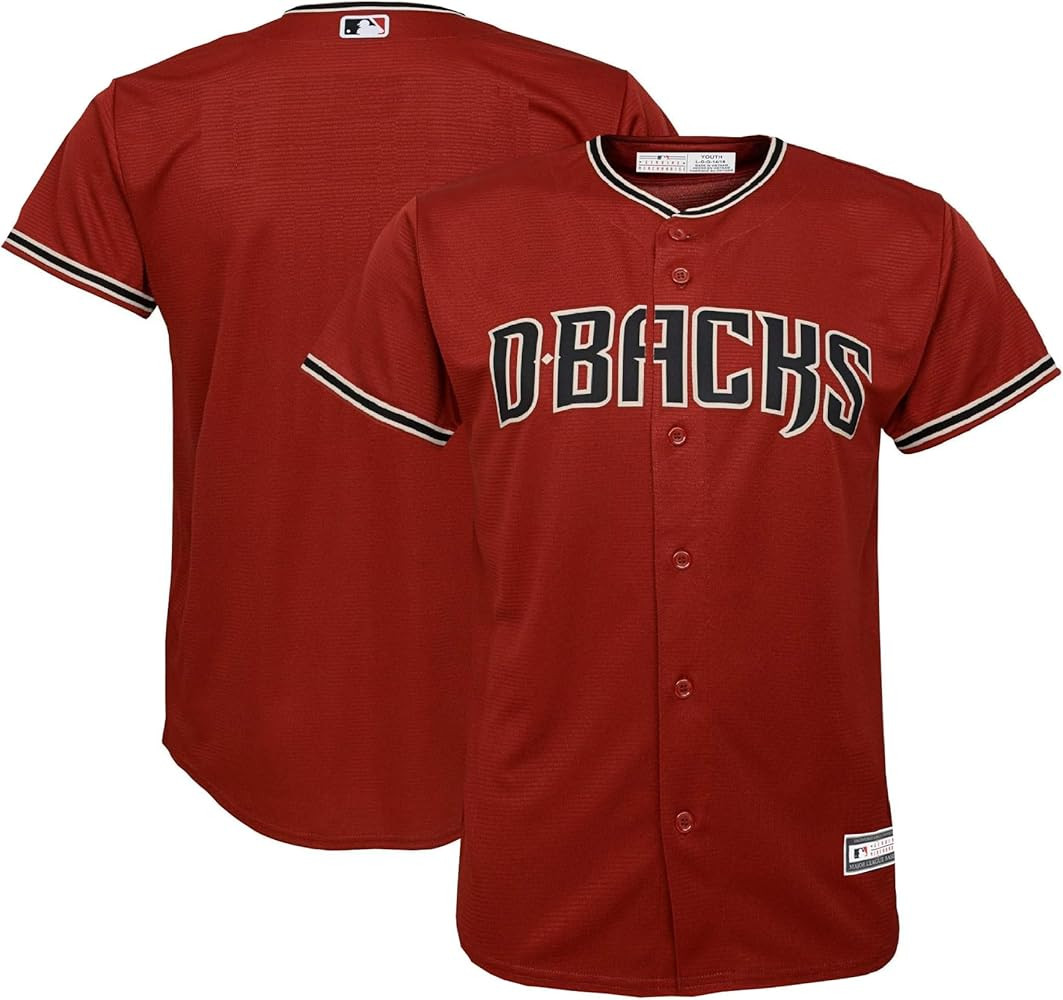 Arizona Diamondbacks MLB Kids Youth 8-20 Red Alternate Official Team Jersey | Amazon (US)