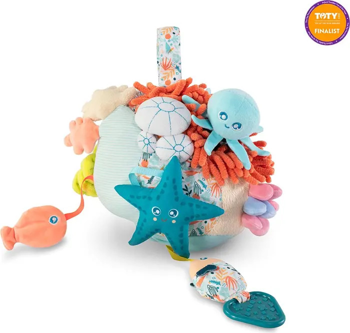 Miniland Sensorial Reef Plush Ocean Themed Baby Toy with Teething Elements | Nordstrom | Nordstrom