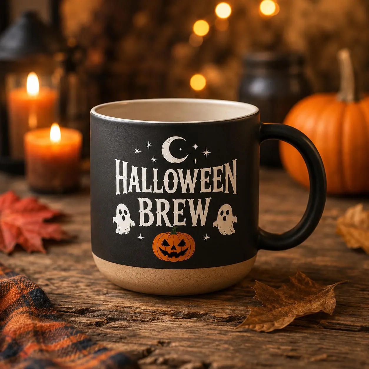 Halloween Brew Pottery Mug, Spooky Halloween Coffee Cup, Spooky Ceramic Mug, Ghost Pumpkin Witch Mug, Fall Mug Gift, Halloween Decor | Etsy (Global)