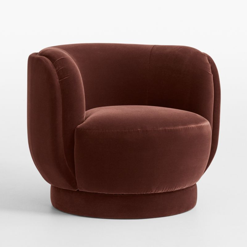 Vera Swivel Accent Chair | Crate & Barrel | Crate & Barrel